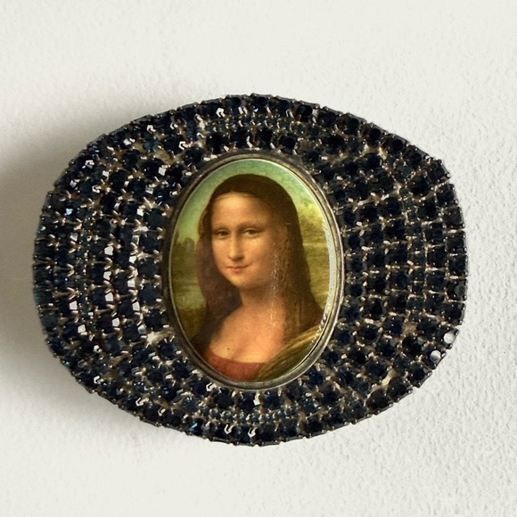 Belt buckle. Custom. Swarovski Crystal - Picture 2 of 4